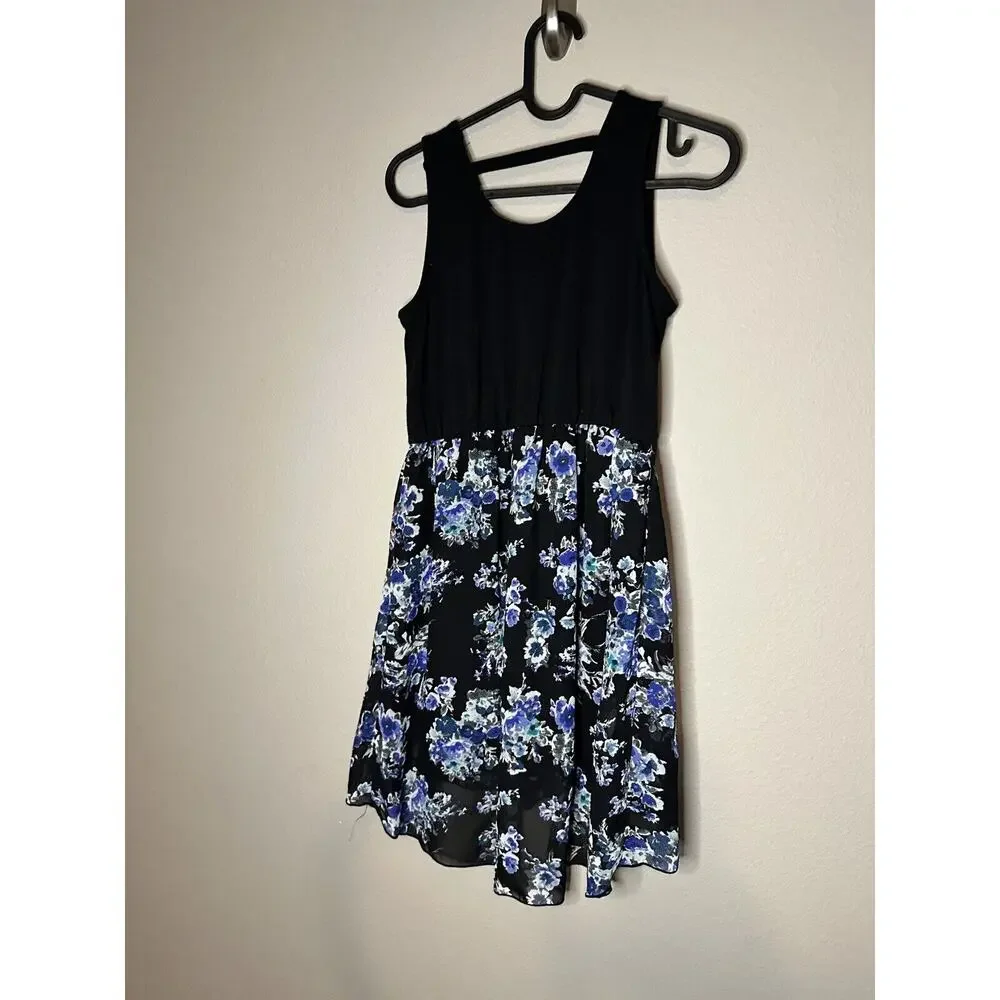 Full Tilt Tank Top Dress Cover Up Lined Extra Large 14/16 Black White